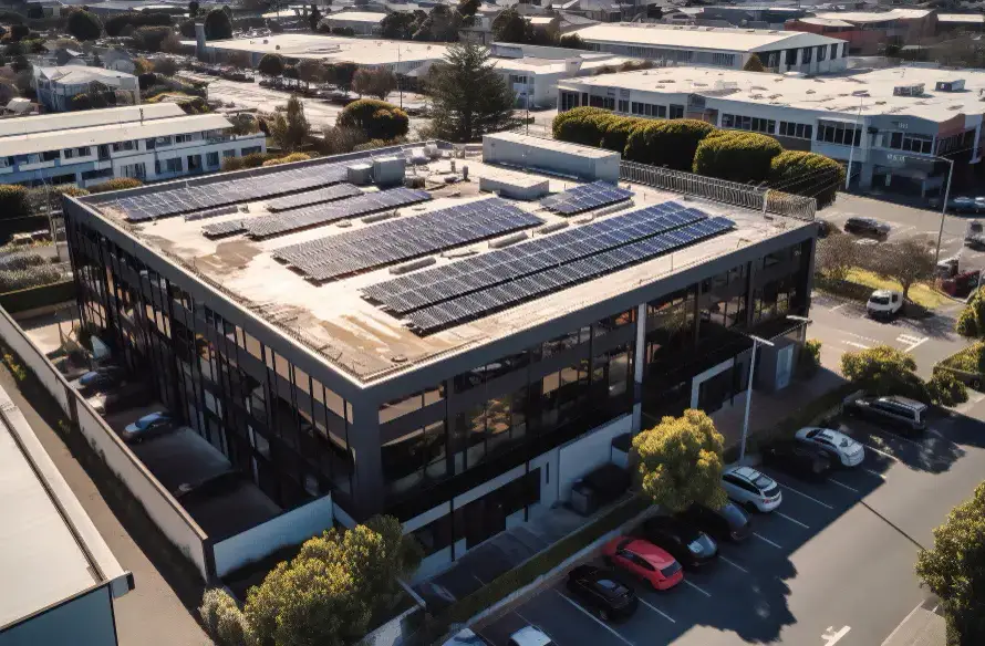 solar panel installation in shopping malls