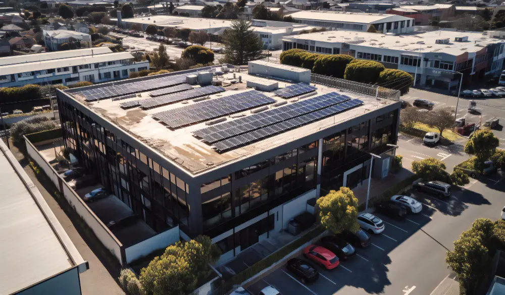 solar panel installation in shopping malls