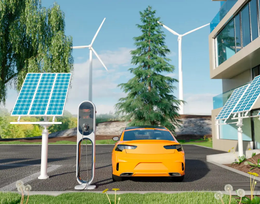 Solar EV charging